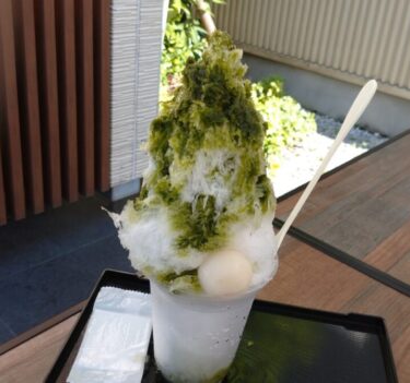 暑い夏はかき氷！砺波にある和菓子屋ふく扇で期間限定でかき氷が食べられるみたい！！