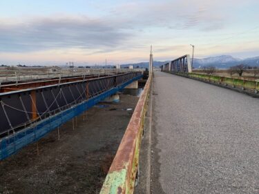 新しい川崎橋が結構出来てた。3月30日完成予定っぽい。