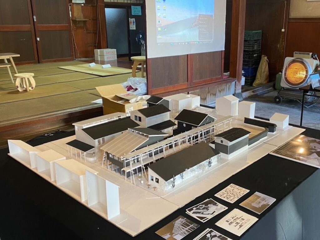 これからの福野町を考える会の山田邸の模型１