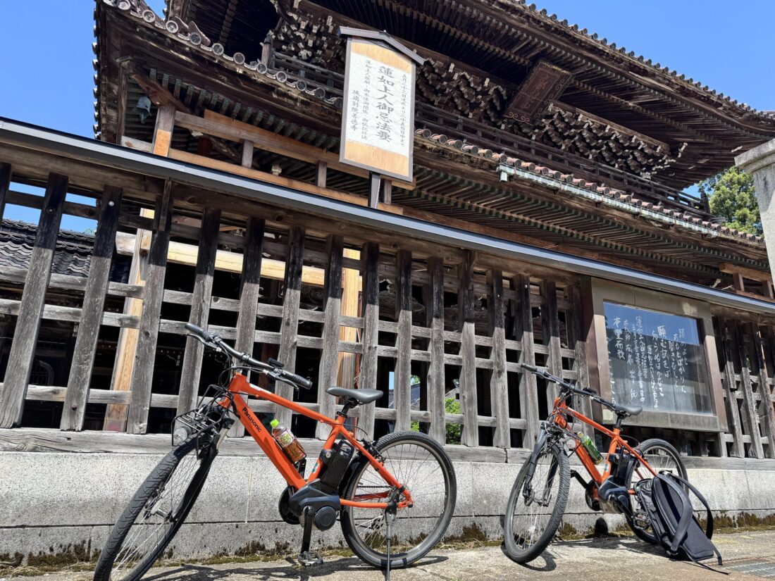 南砺市のレンタサイクル「なんチャリ」のガイドツアー3