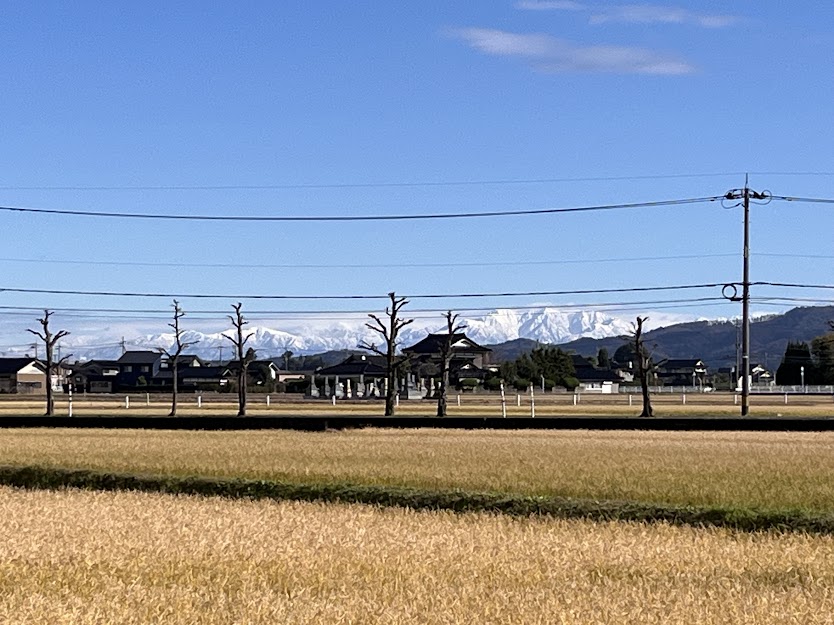 福野からみえるきれいな立山１