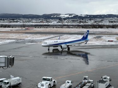 富山きときと空港で飛行機を見てきたよ！