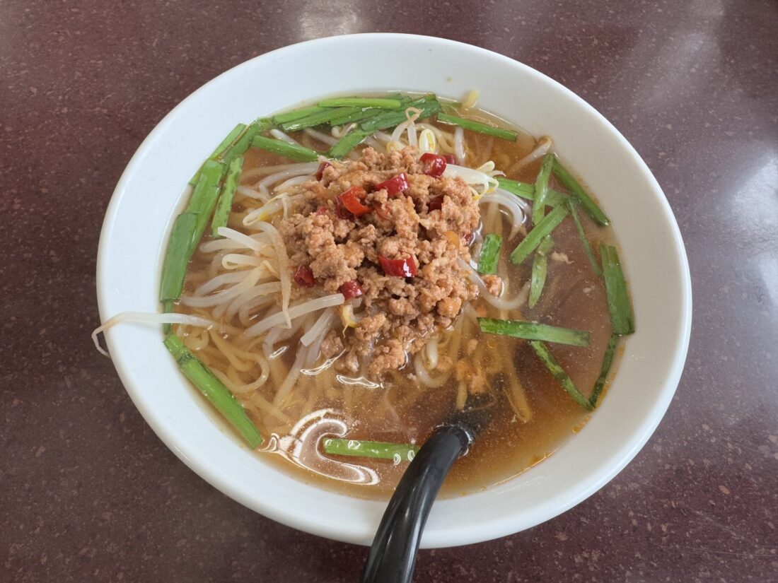 四季紅の台湾ラーメン