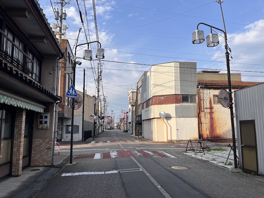 普段の福野の街中
