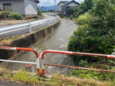 2025年8月の南砺市一日の降水量が過去最高を記録してたっぽい。