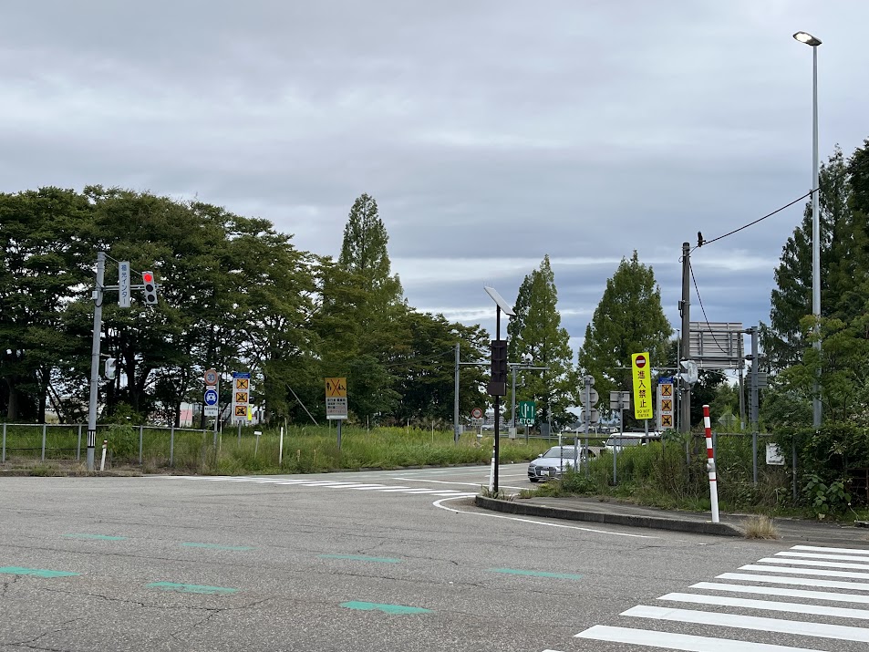 福光ICの入口