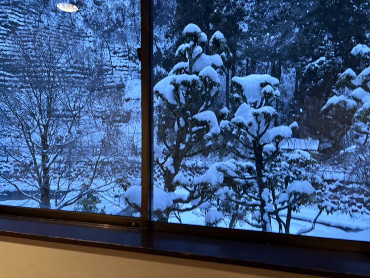 小矢部の滝乃荘さんで冬を満喫してきました