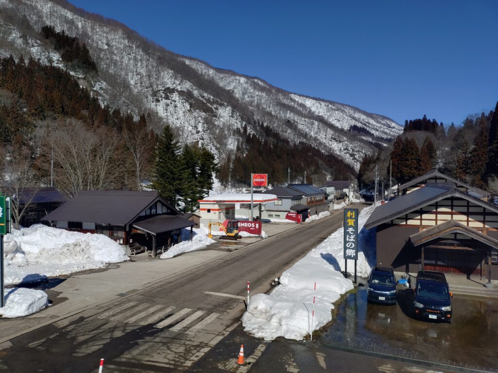 利賀の冬 楽しい雪の場所があったみたい