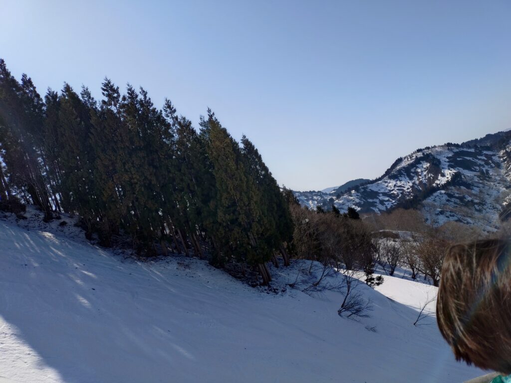 たいらスキー場の滑りおさめ