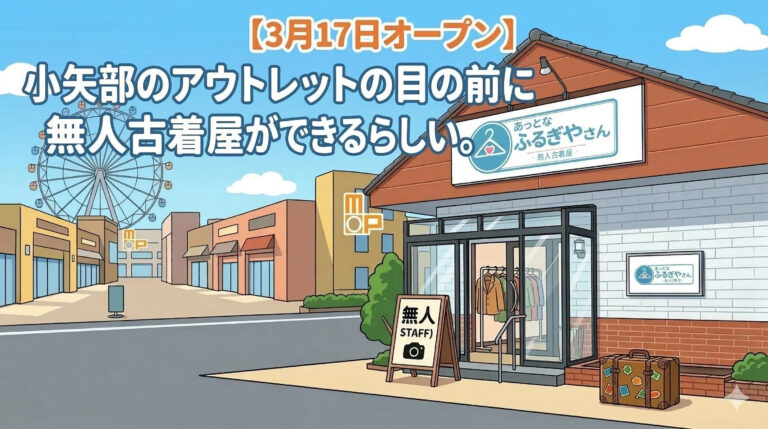 無人の古着屋「あっとなふるぎや」