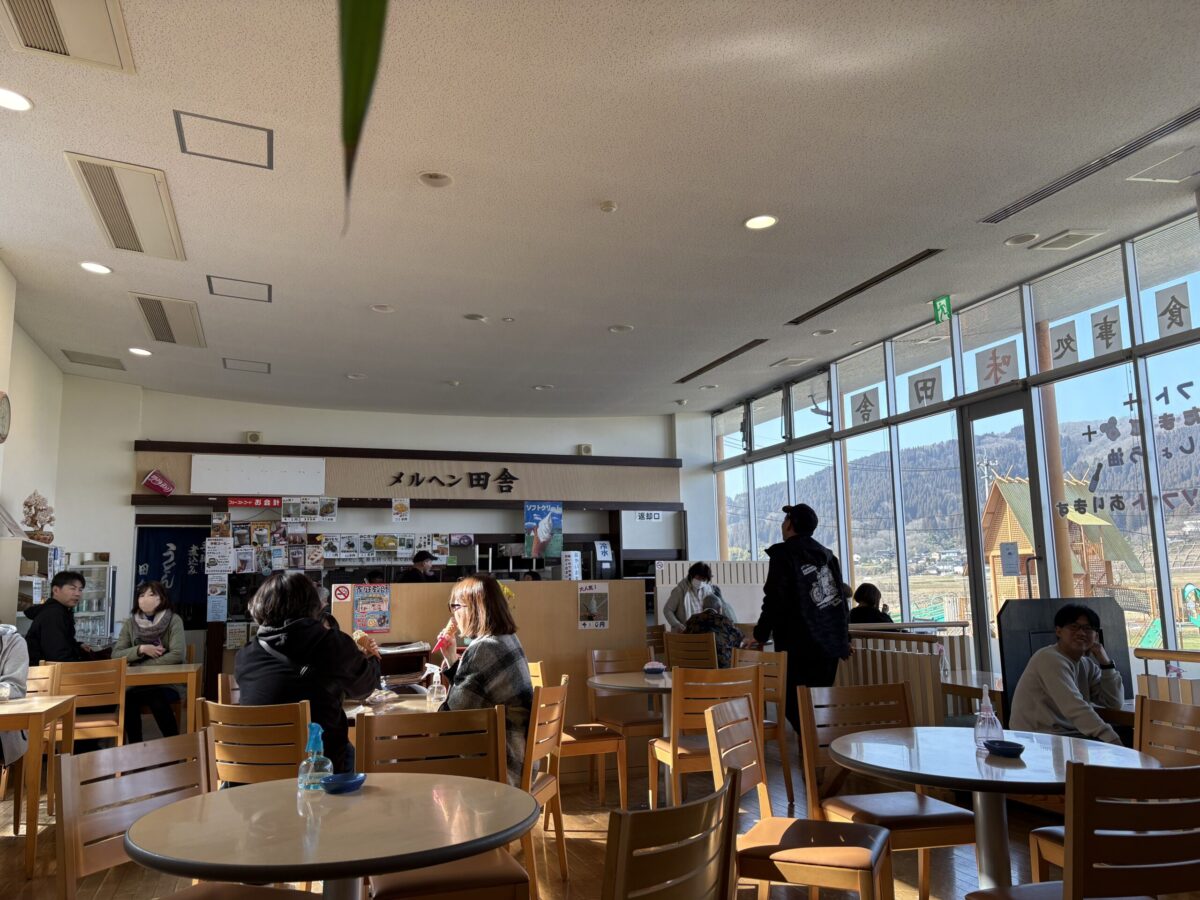 小矢部の道の駅でホワイトラーメンを食べてきました