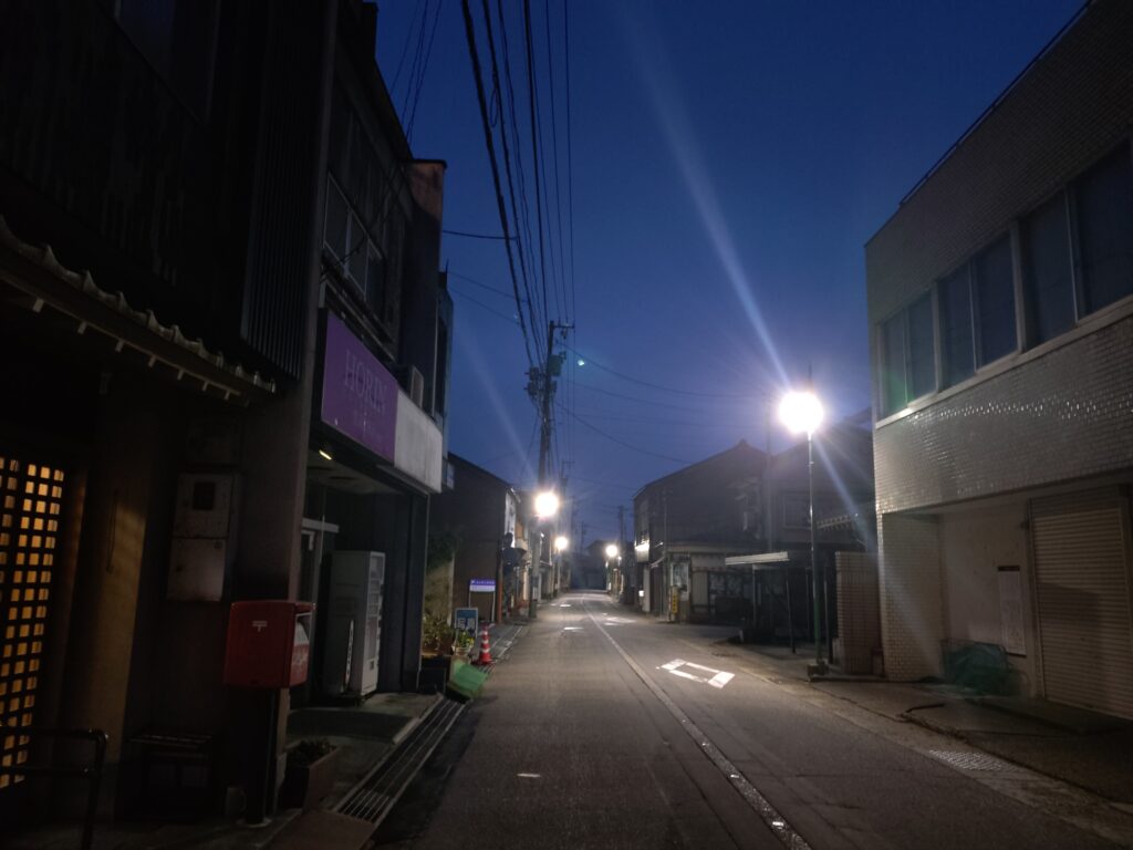 街灯がかわってた