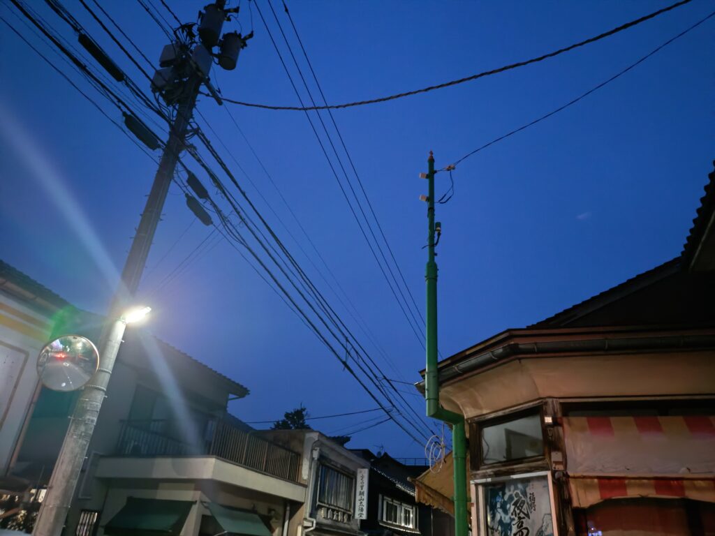 街灯がかわってた