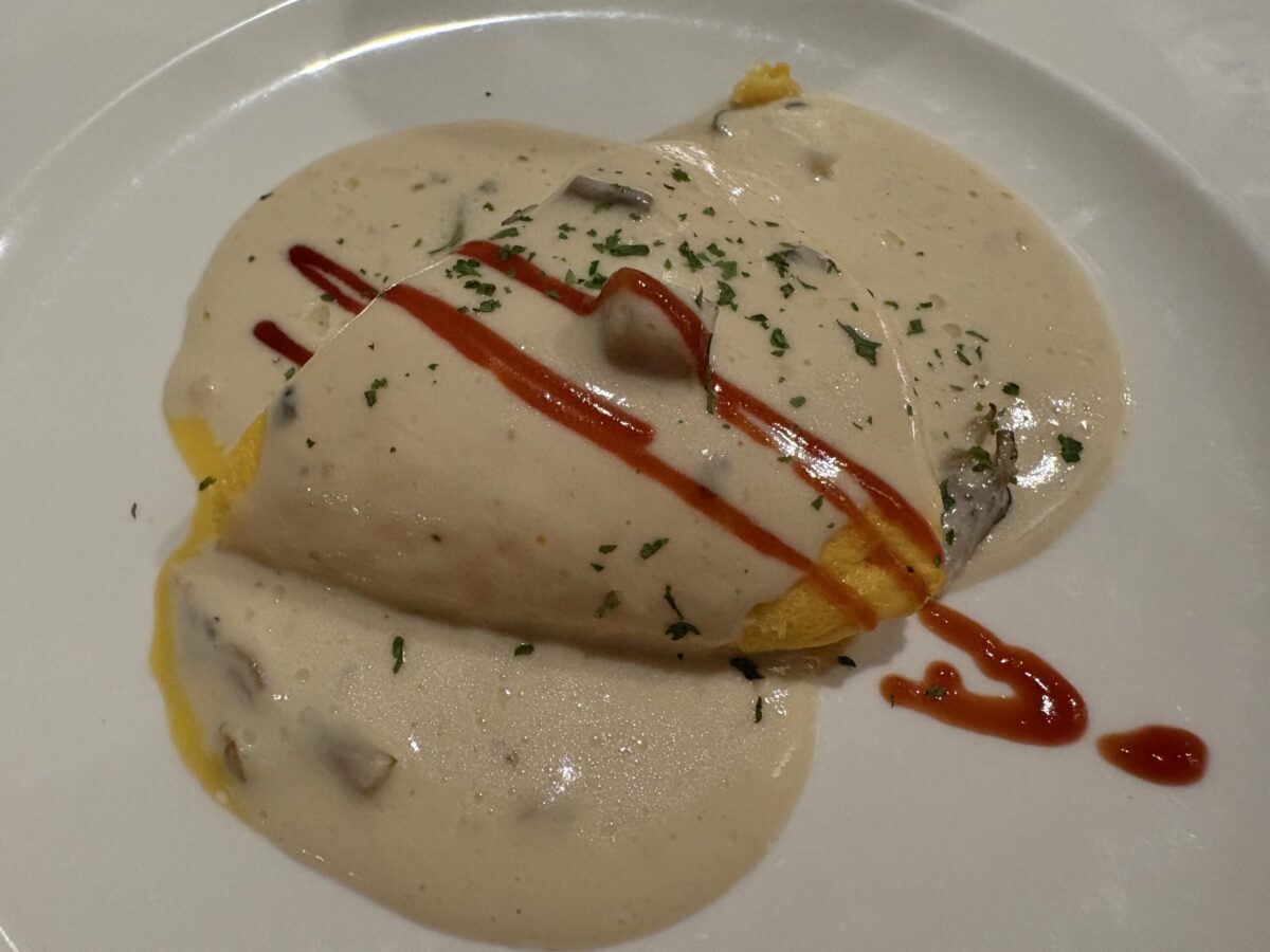 小矢部の洋食よもぎ坂でのコース料理