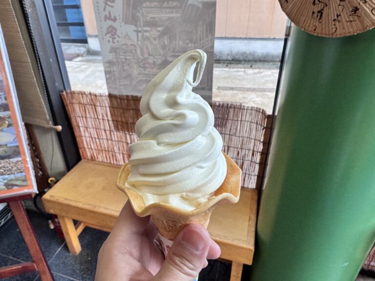 健康になれる！？南砺市でシルクソフトを食べてみた。