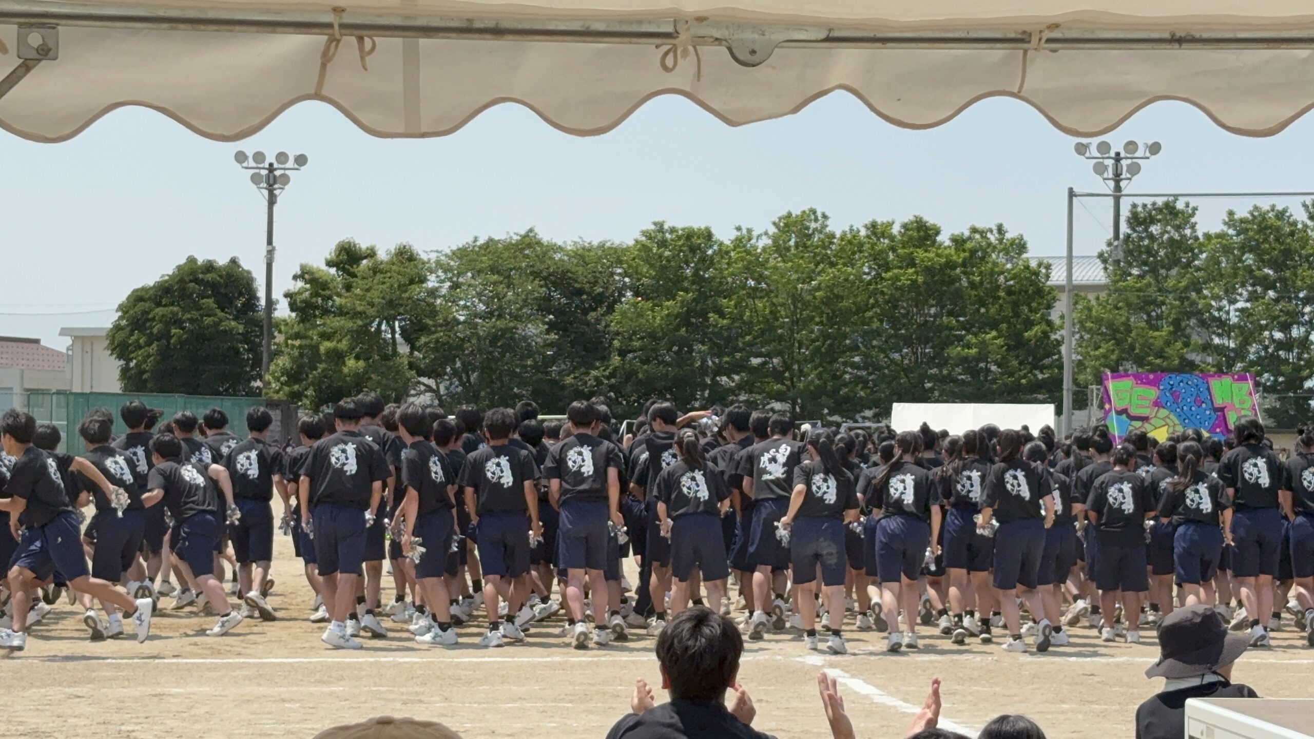南砺福野高校の体育大会を見てきました♪