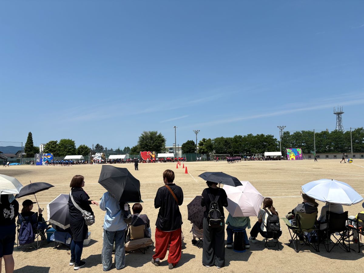 南砺福野高校の体育大会を見てきました♪