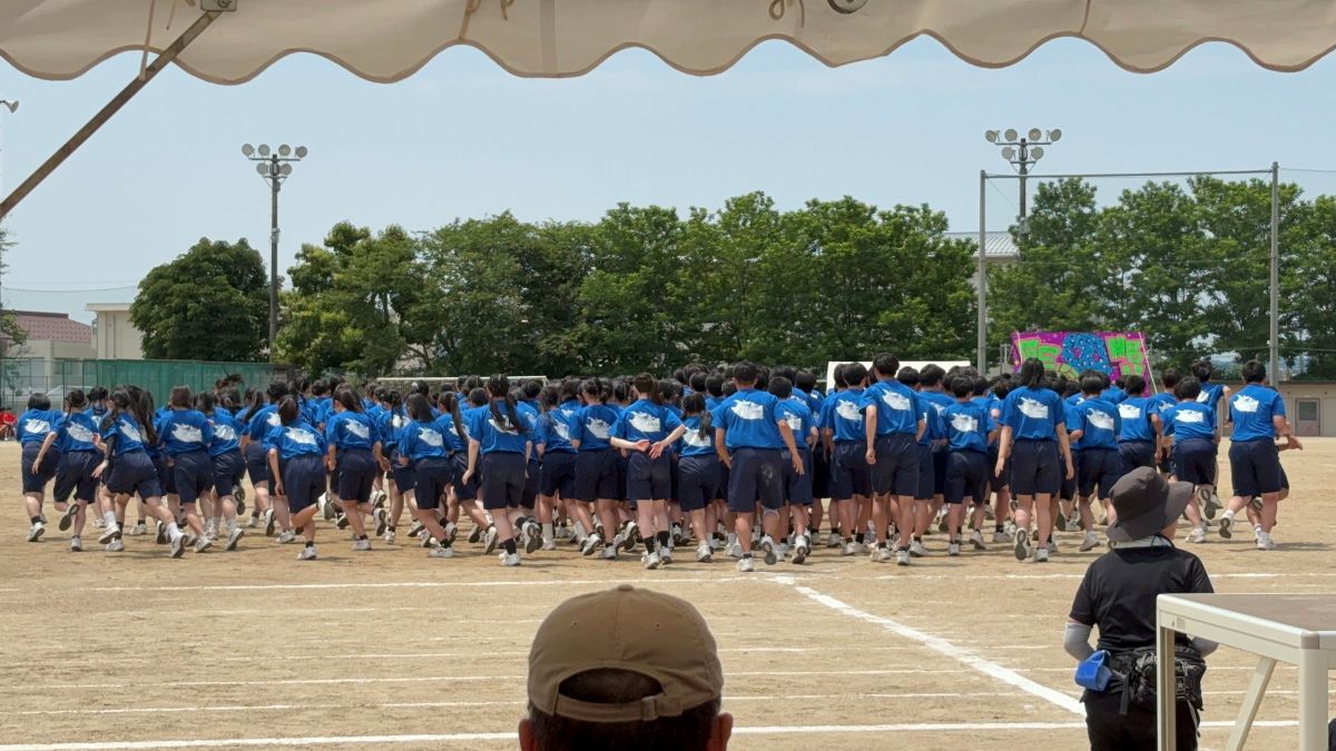 南砺福野高校の体育大会を見てきました♪