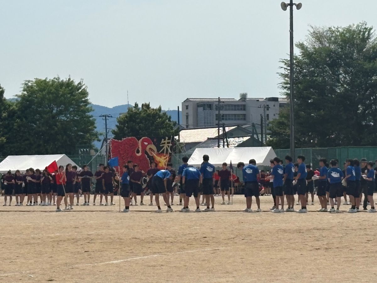 南砺福野高校の体育大会を見てきました♪