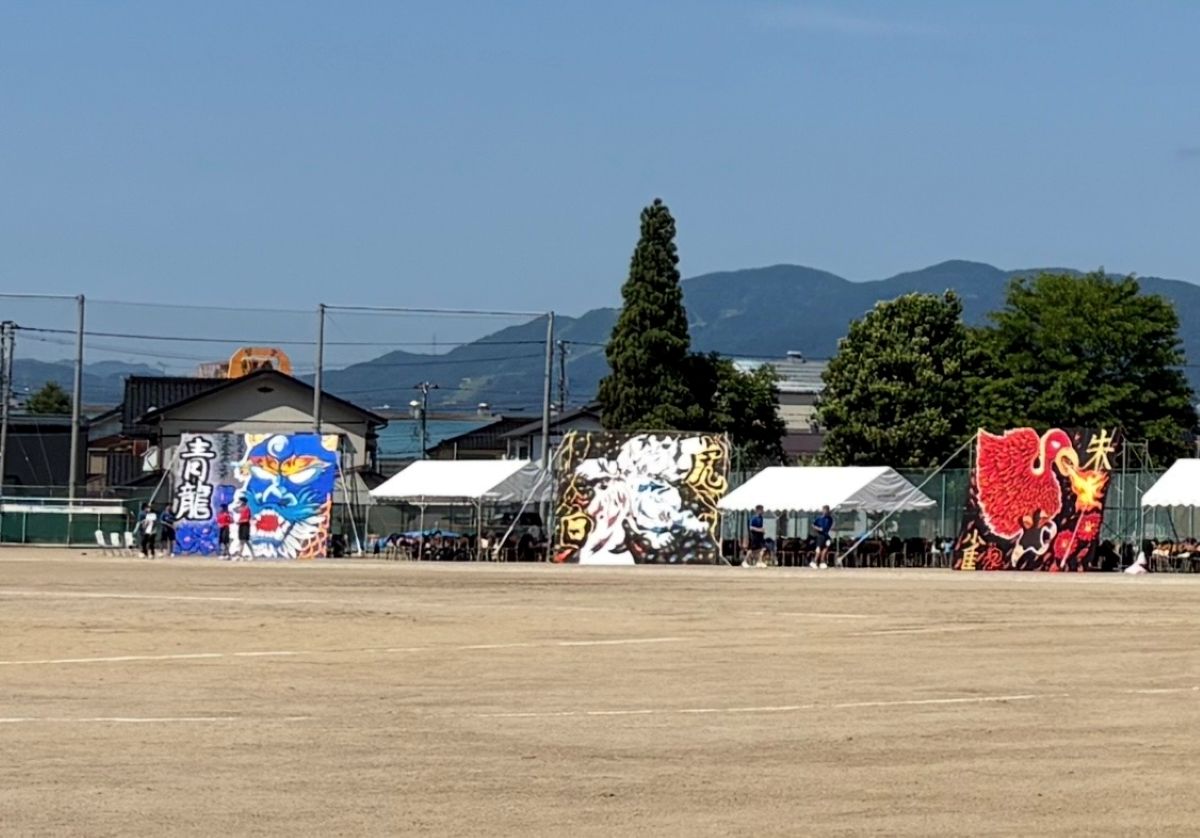 南砺福野高校の体育大会を見てきました♪