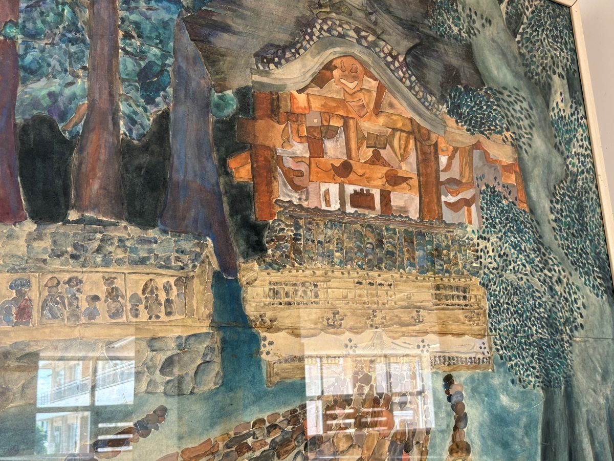 歴代ふくのっ子が小さいころから親しんできた福野夜高祭りの絵画を見る機会がありました!
