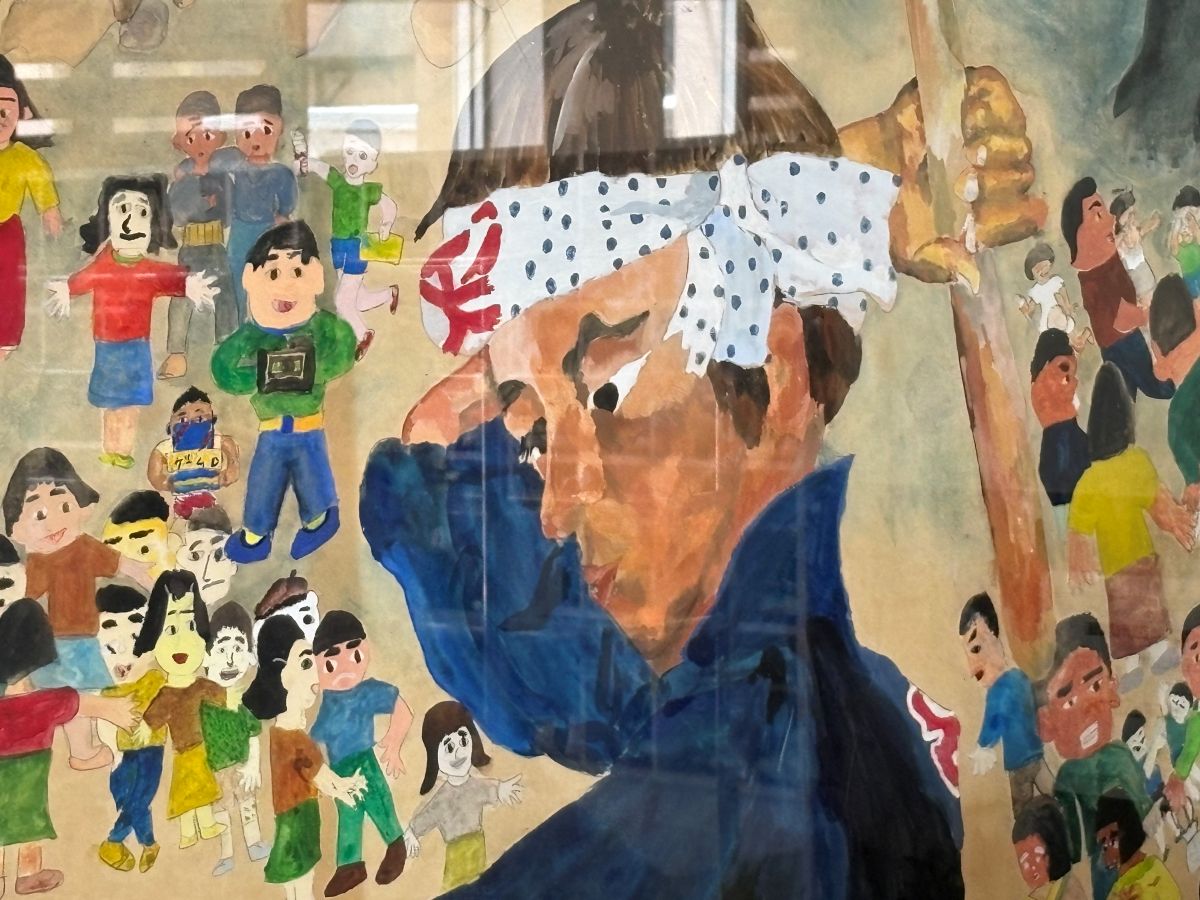 歴代ふくのっ子が小さいころから親しんできた福野夜高祭りの絵画を見る機会がありました!