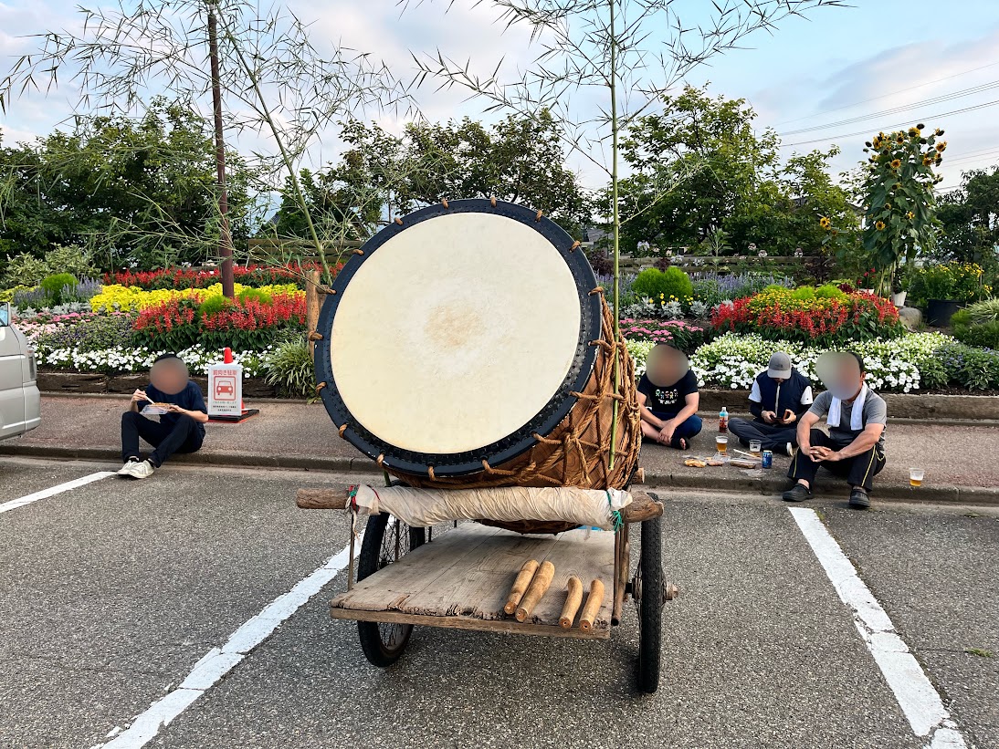 ねつおくりの大きな太鼓