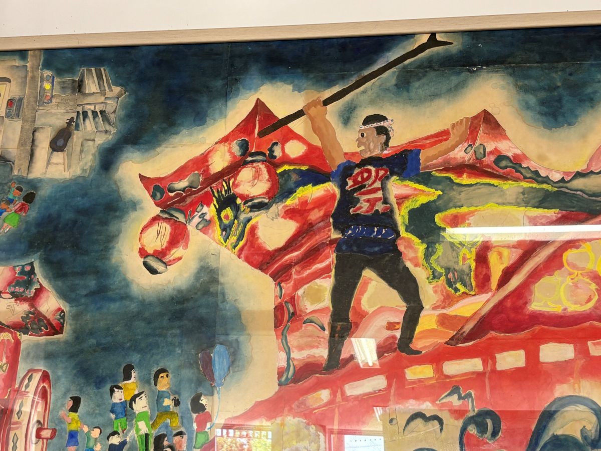 歴代ふくのっ子が小さいころから親しんできた福野夜高祭りの絵画を見る機会がありました!